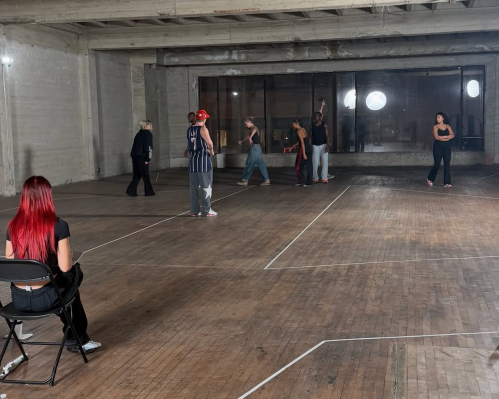 LaTina Rusin directing a team
